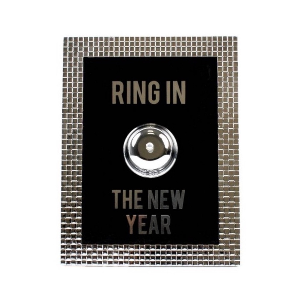New! Target Bullseye - Ring In The New Year - Bell Sign, Tabletop